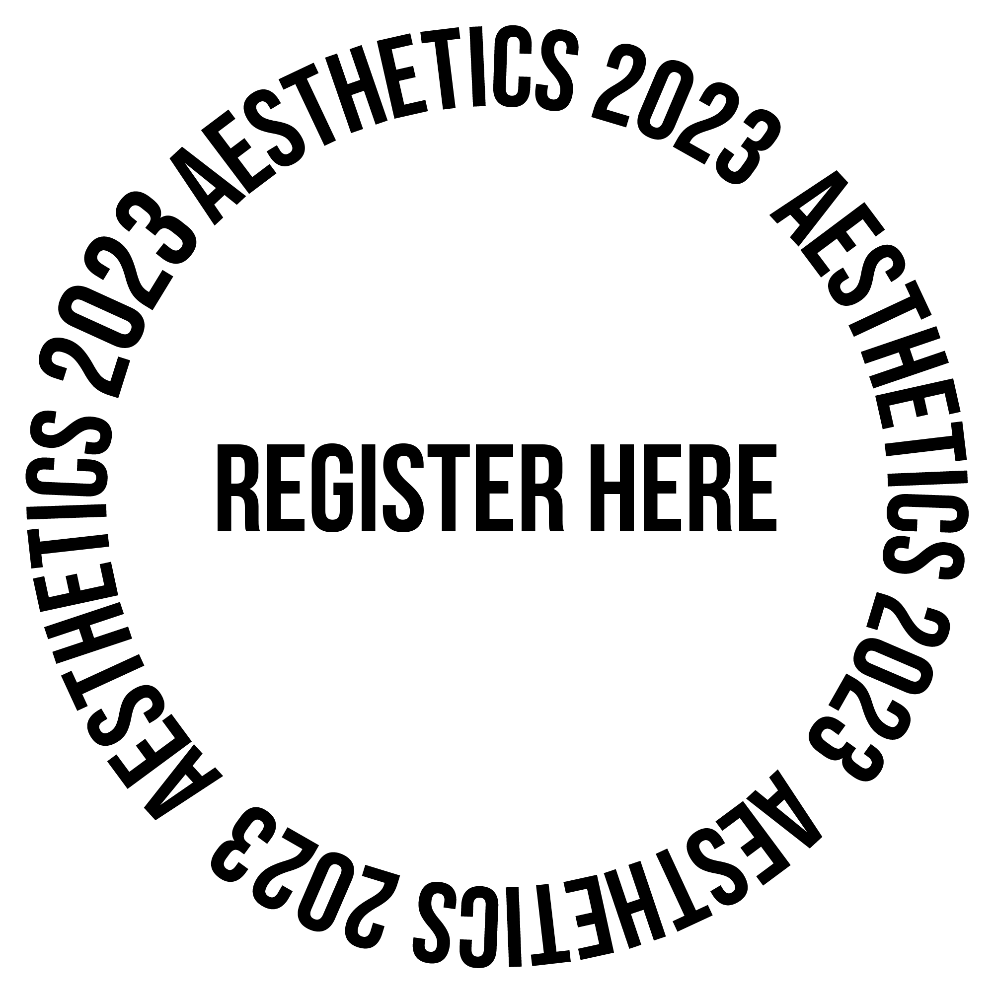 Aesthetic_23-Logo_CIRCLE_BLACK_register